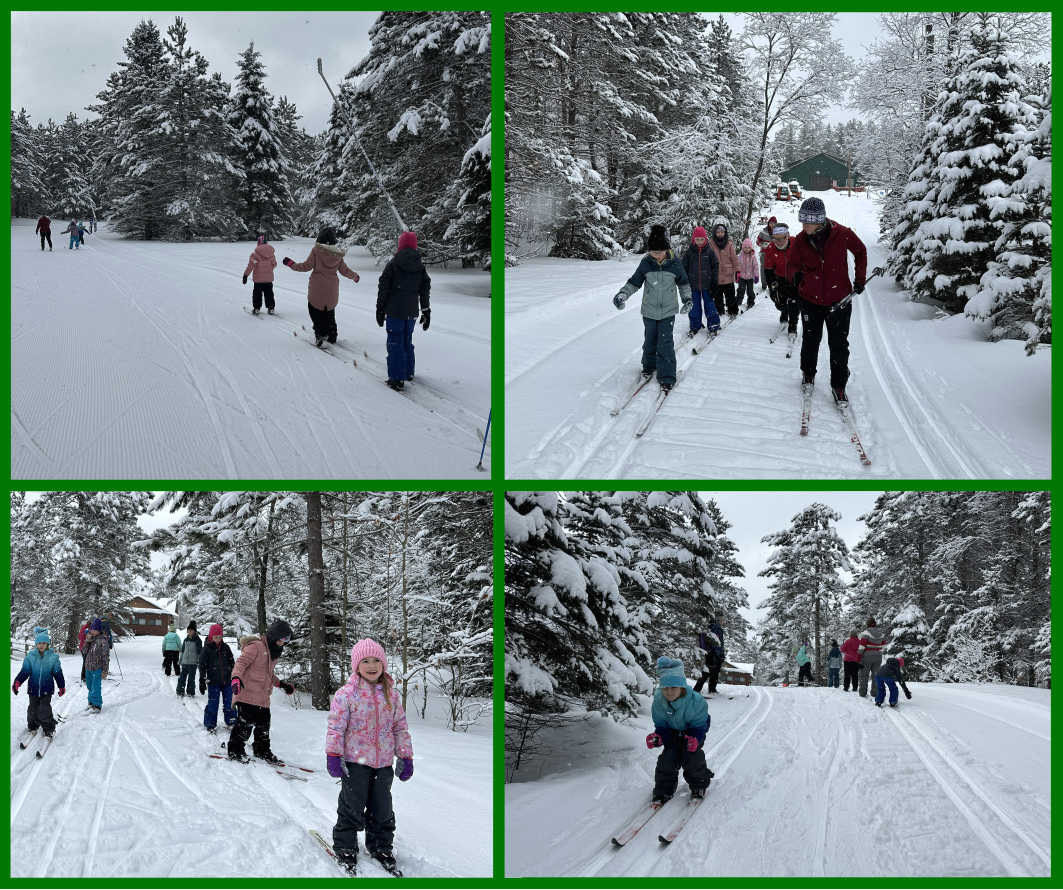 Girl Scouts xc ski 